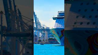 Norwegian Getaway Departs PortMiami 🛳️ #cruise #travel #vacation #dream