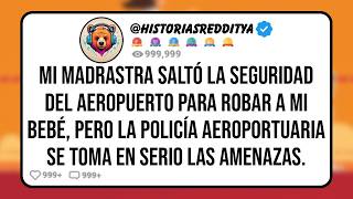 Mi MADRASTRA Intentó Robar a mi HIJA en el Aeropuerto Mientras Nos Mudábamos, Pero fue Detenida po