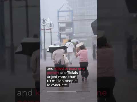 Airplane makes ‘miracle’ landing as Typhoon Dujuan hits Japan