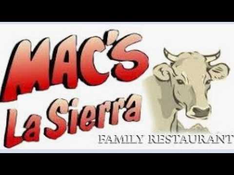 Macs La Sierra Menu