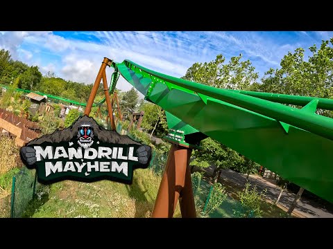 Mandrill Mayhem [4K] Front & Rear Seat POVs - World of Jumanji - Chessington World of Adventures