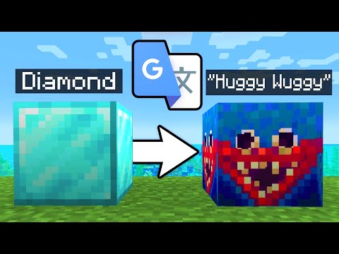 I Put Every Minecraft Texture Through Google Translate 10,000 Times...