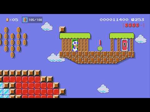 Pilgrimage to Shy Guy Shrine by Emmybelle - Super Mario Maker 2 - No Commentary 1bx