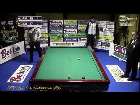 LA MANNA vs CARATOZZOLO - 2^Tappa BILIARDO BTP PRO 2015/16 SANREMO