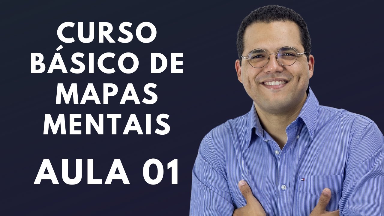 CURSO DE MAPAS MENTAIS GRÁTIS - Aula 1 - Introdução de como fazer um mapa mental