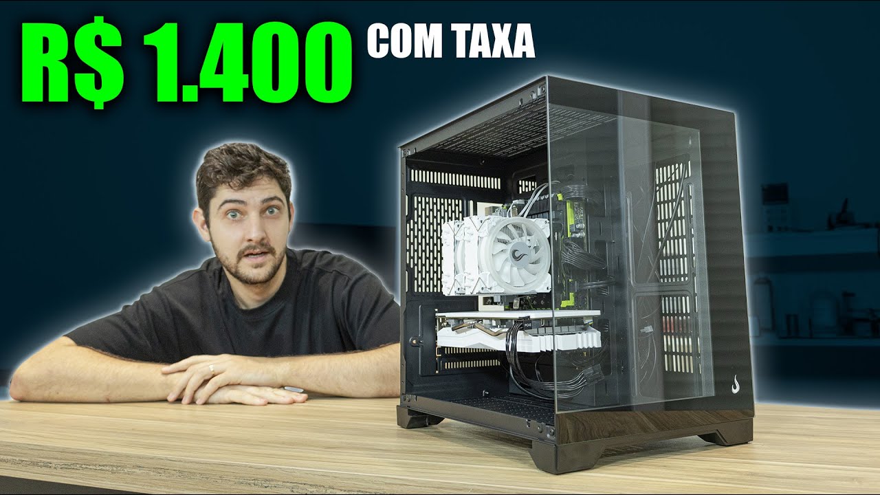 MONTEI O ÚLTIMO PC GAMER DO ALIEXPRESS, 1.400 REAIS JÁ COM TAXA