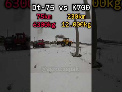 DT-75 VS K700  #oporowo#dt75 #k700 #kirovets #agriculture #farming #agro