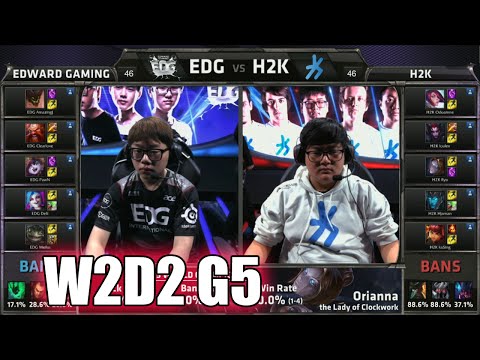 Edward Gaming vs H2K | Week 2 Day 2 Group C LoL S5 World Championship 2015 | EDG vs H2K G2 Worlds