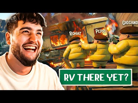 Camping trip with foreigners completely escalates! 😂🔥 RV there yet with Giggand, Rohat and Ali Bu...