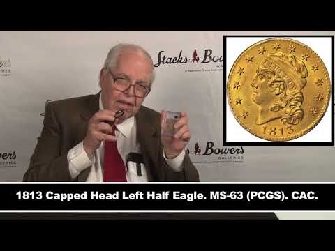 Stack’s Bowers Introduces the 1813 Capped Head Left Half Eagle from the 2012 ANA
