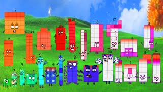 AngryColorBlocks band 1 - 25 and Uncannyblocks band Odd Phase different