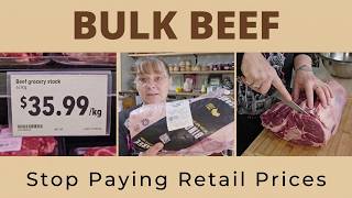 Stop Paying Retail! Buy Bulk Beef & Butcher It Yourself