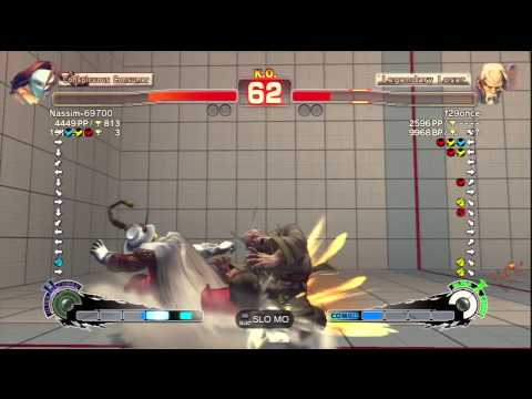 Nassim-69700 (Vega) Vs f29once (Gen) SSF4 AE Ranked Matches - PSN