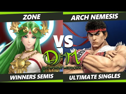 DAT Monday Meltdown 236 Winners Semis - Zone (Palutena) Vs. Arch Nemesis (Ryu, Ken) SSBU Ultimate To