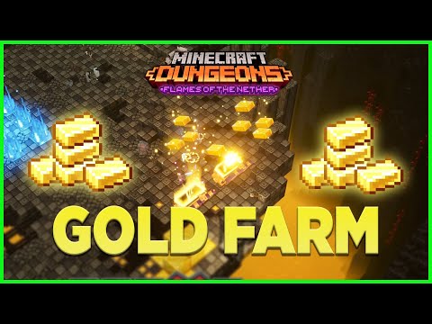EASY Way To Farm Gold - Minecraft Dungeons