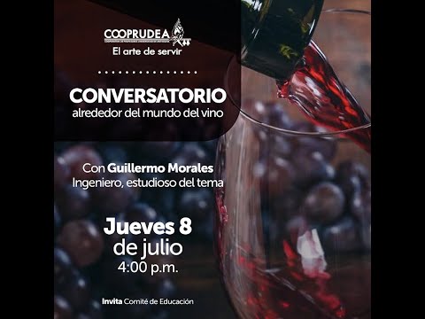 , title : 'Conversatorio alrededor del mundo del vino.'