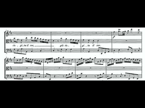 A dispetto d'un volto ingrato (Tamerlano - G.F. Händel) Score Animation