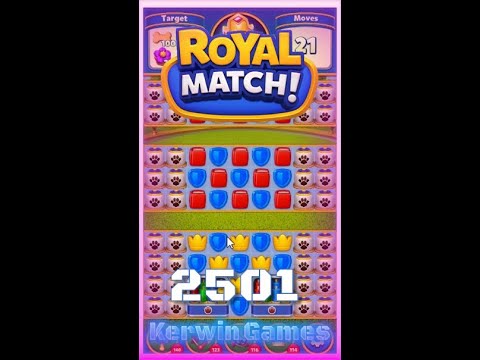 Royal Match Level 2501 - No Boosters Gameplay