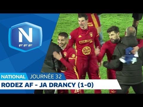 J32 : Rodez Aveyron F. - JA Drancy (1-0), le résumé I National FFF 2018-2019