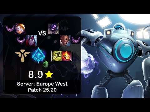 Blitzcrank Support + Varus vs Alistar + Lucian - EUW Master - Patch 25.20