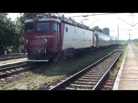 Tren IR1832 Cluj - Galati pleaca din Veresti cu EA815 a depoului Iasi - 20.07.2018