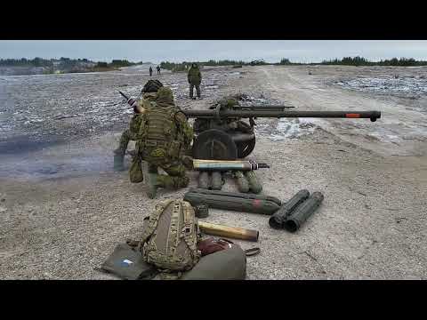 Pvpj 1110 recoilless 90mm anti tank cannon doing 7 shots under 1min
