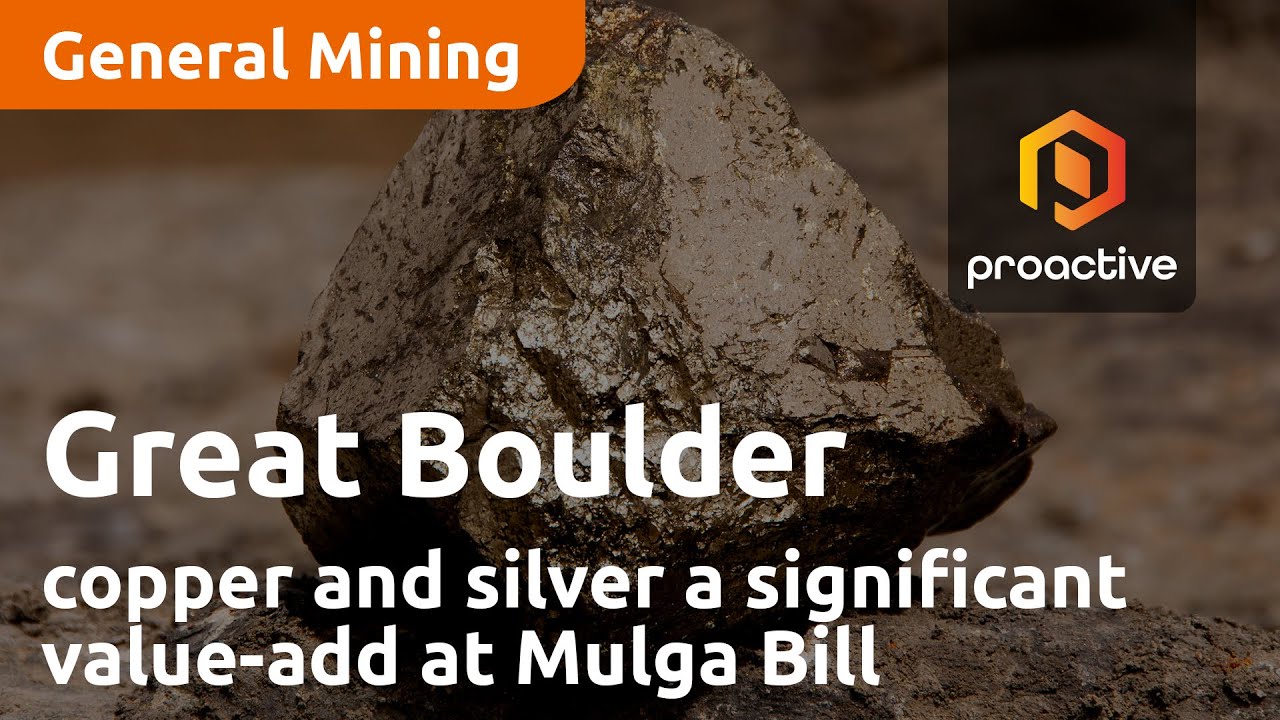 Great Boulder says copper and silver could be significant value-add at Mulga Bill