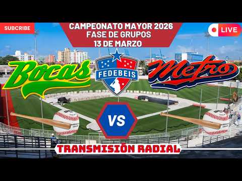 ⚾️Bocas del Toro vs Panamá Metro⚾️Dónde Verlo EN VIVO⚾️Campeonato Nacional de Béisbol Mayor 2026