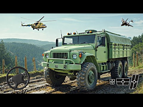 Offroad Army Cargo Truck Simulator 3D | Us Military Truck Driving Game 2026 | Cargo Transport