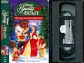 Opening To Beauty And The Beast The Enchanted Christmas US VHS 1997