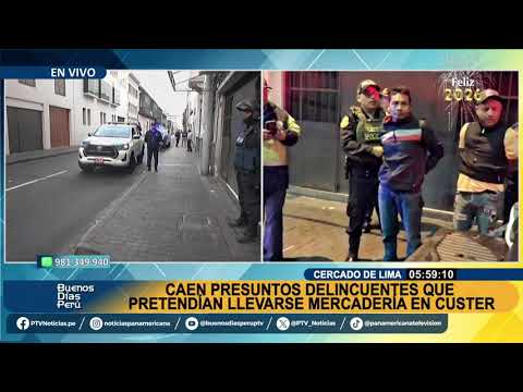 Cercado de Lima: PNP frustra robo de equipos electrónicos en almacén de importadora