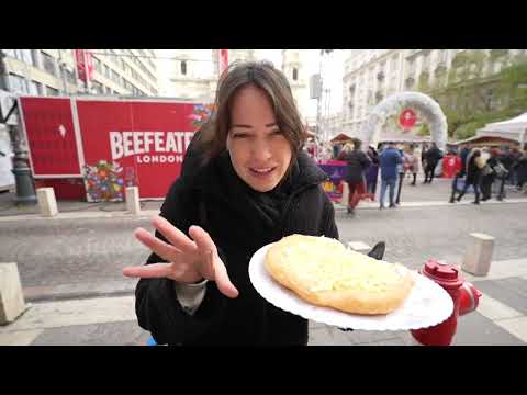 Latina Tries Hungarian Street Food for the First Time 😲🇭🇺