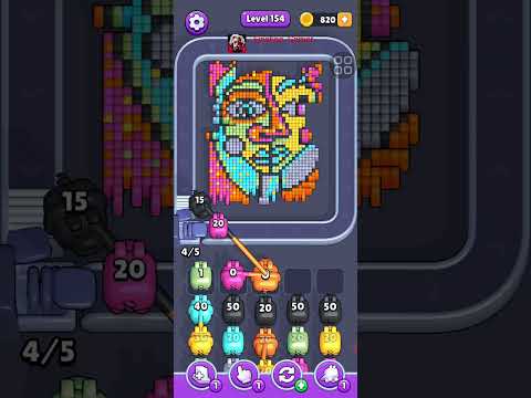 Pixel Flow Level 154 Walkthrough