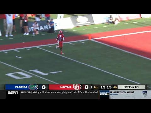 Utah scores 70 yard TD on first offensive play of the season