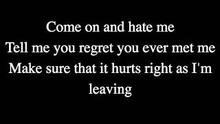 Jillian Jacqueline - Hate Me Lyrics