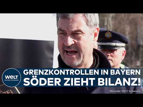 Video Thumbnail: DEUTSCHLAND: Illegale Migration in Bayern! Söder zieht Bilanz bei Grenzkontrollen der Polizei