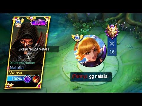 FINALLY!! TOP GLOBAL NATALIA MET TOP GLOBAL FANNY!! 🔥🔥 ( INTENSE GAME ) - MLBB