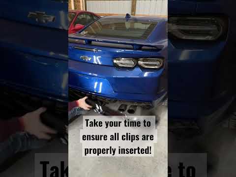 How To Remove/Install 6th Gen Camaro Rear Diffuser!