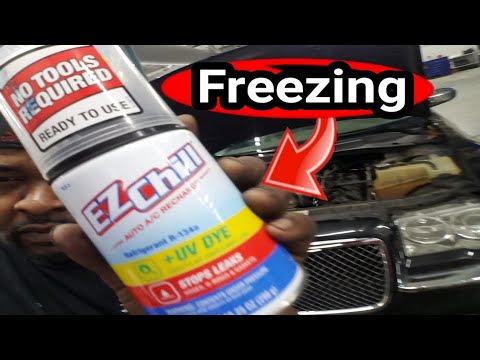 How to fix the AC in your car and get freezing COLD. Use EZ Chill to help find leaks and fix your AC