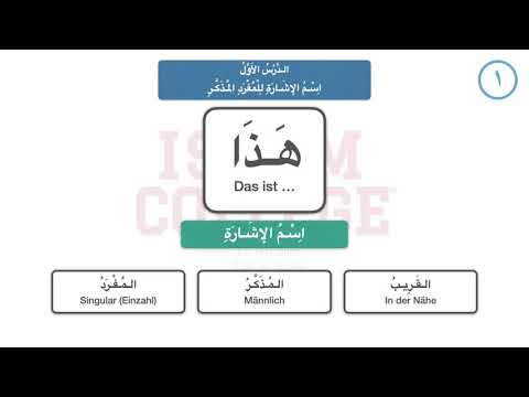 Ausschnitt aus unserem Arabisch-Kurs