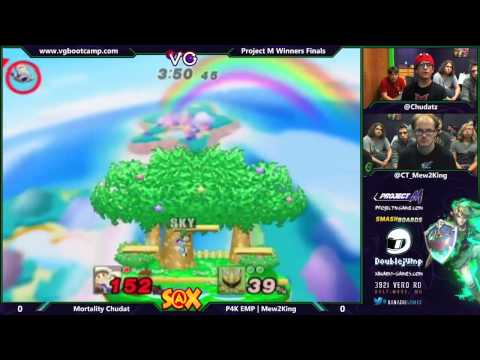 S@X 9/9/14 - Chudat (Ice Climbers, Kirby) vs Mew2King (Mewtwo) - Project M Winners Finals - Smash PM