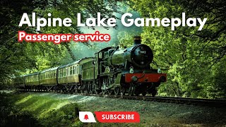Trainz Simulator alpine lake gameplay | Alpine lake passenger run | android &amp; IOS