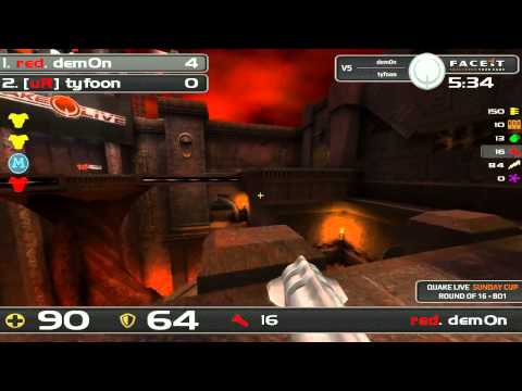 FACEIT TV - QL Sunday Cup #26 (ROUND OF 16: dem0n vs. tyfoon)