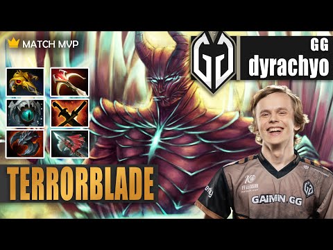 Terrorblade Safelane | GG.dyrachyo | 7.32E EZ MONSTER CARRY TERRORBLADE | 7.32e Gameplay Highlights