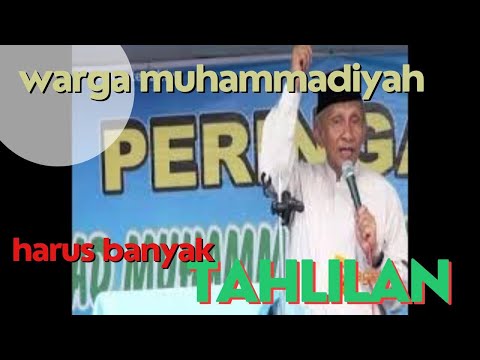 Prof. DR. H. Amin Rais MA Kritik kpd Muhammadiyah 