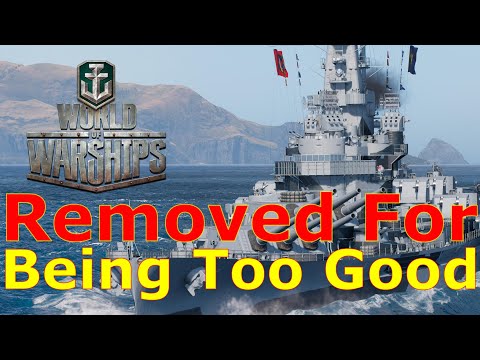 World of Warships- This Ship Was Removed For Being Too Good (Massachusetts)
