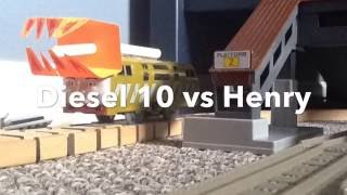 Tomy Sodor Races Round 2 Diesel 10 vs Henry