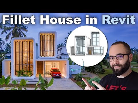Massing in Revit Tutorial: Fillet House
