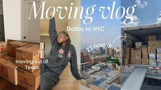 MOVING VLOG 📦 | Cross-Country Road Trip to NYC, Packing, Decluttering + 22-Hour Drive