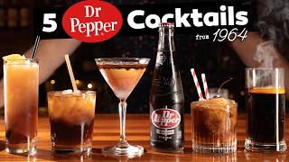 5 OFFICIAL Dr Pepper Cocktails from the 1960s that are GOOD and NICE